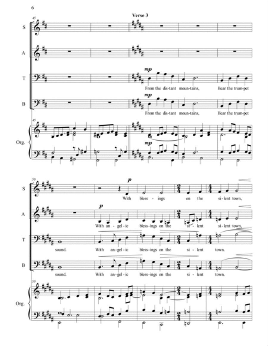 Sing We Now of Christmas Choir scores gallery preview page 6