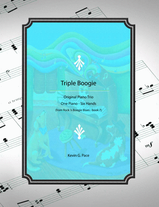 Triple Boogie - piano trio for one piano - six hands