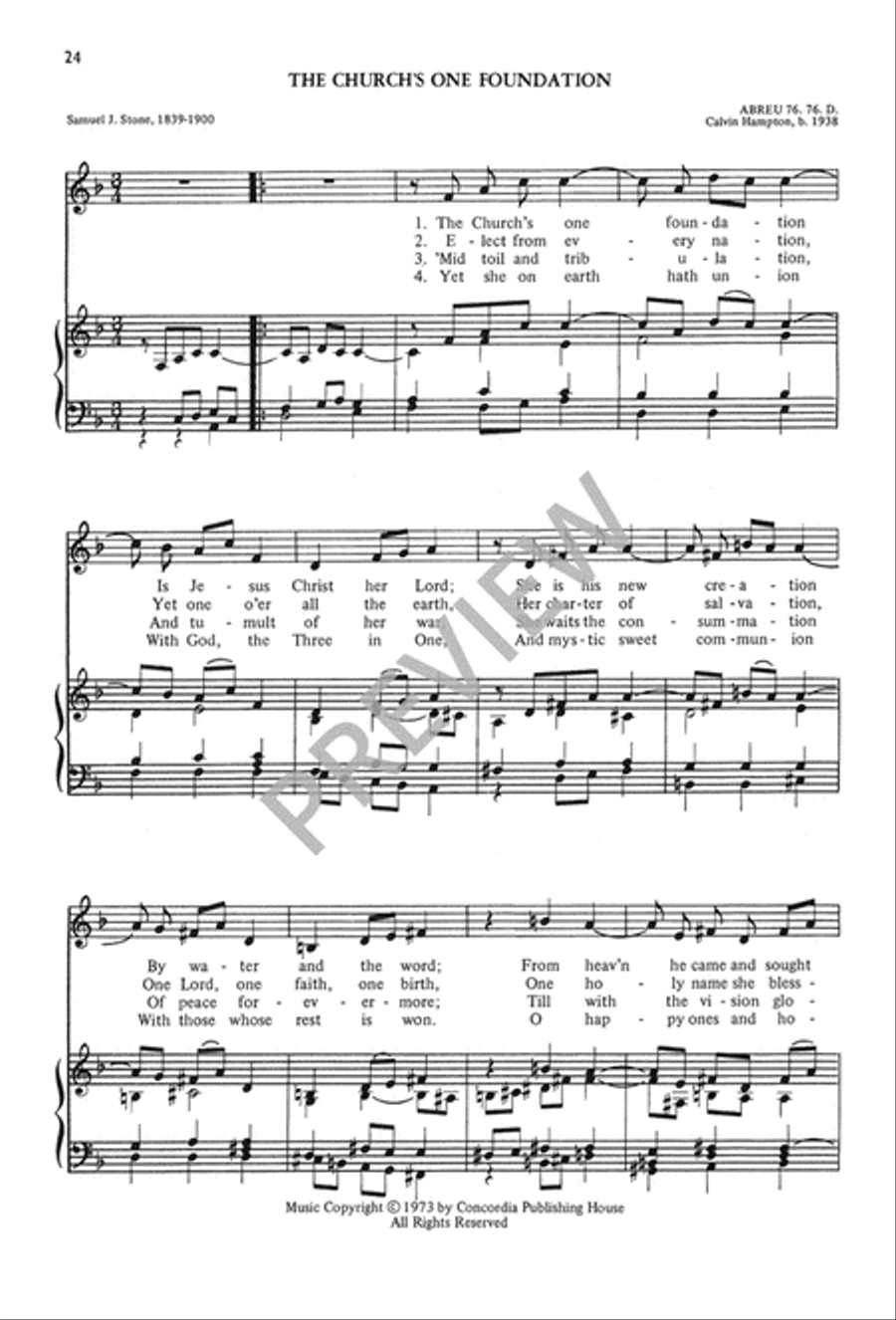 The Calvin Hampton Hymnary 4-Part scores gallery preview page 28