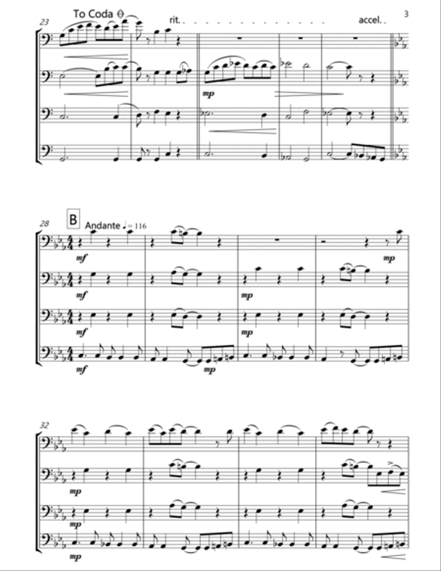 Raccoon Brass Ensemble scores gallery preview page 4