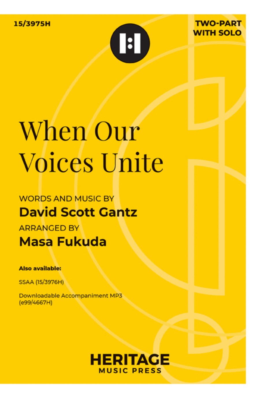 When Our Voices Unite 2-Part scores gallery preview page 1