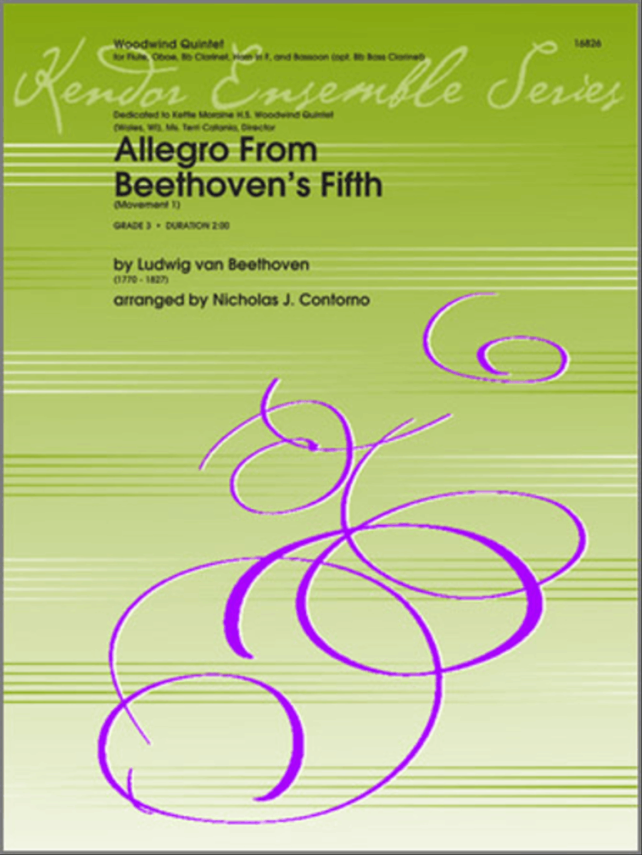 Allegro From Beethoven's Fifth (Movement 1)