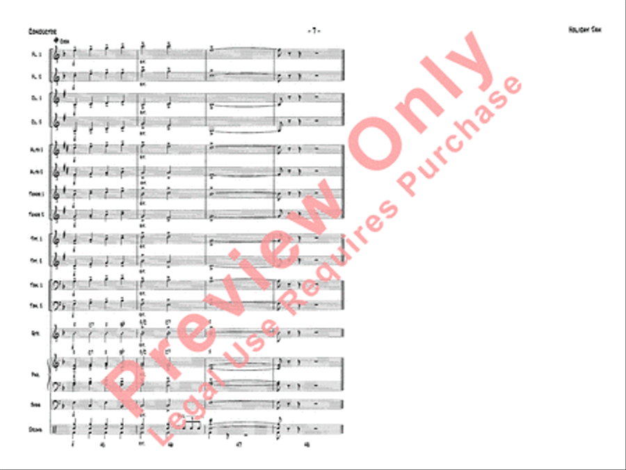 Holiday Jam Jazz Ensemble scores gallery preview page 10
