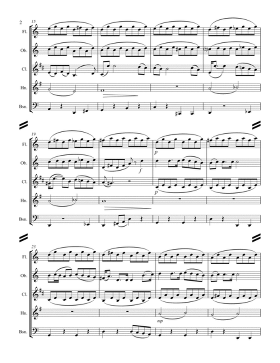 Haydn - “Serenade” (for Saxophone Quintet SATTB or AATTB) image number null