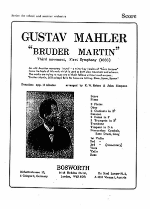 1st Symphony 3rd Movement 'Bruder Martin'