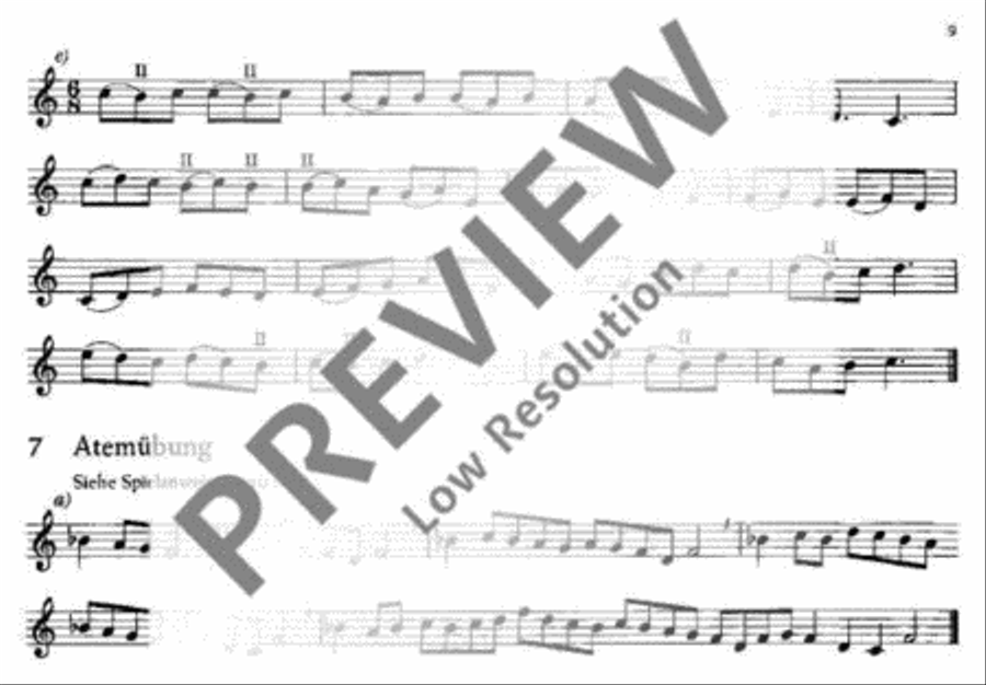 Die kleine Übung Soprano Recorder scores gallery preview page 10