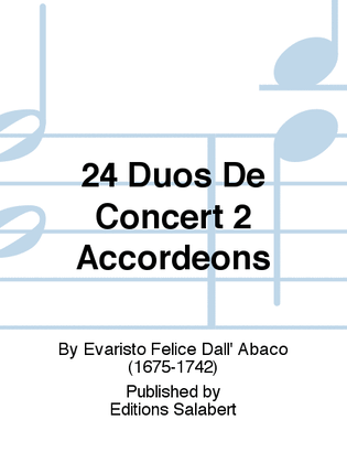 24 Duos De Concert 2 Accordeons