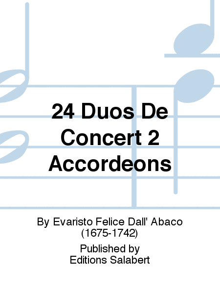 24 Duos De Concert 2 Accordeons