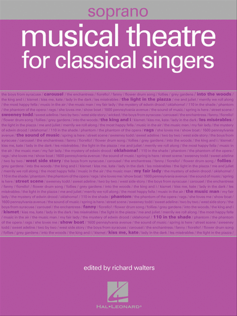 Musical Theatre for Classical Singers Voice scores gallery preview page 1