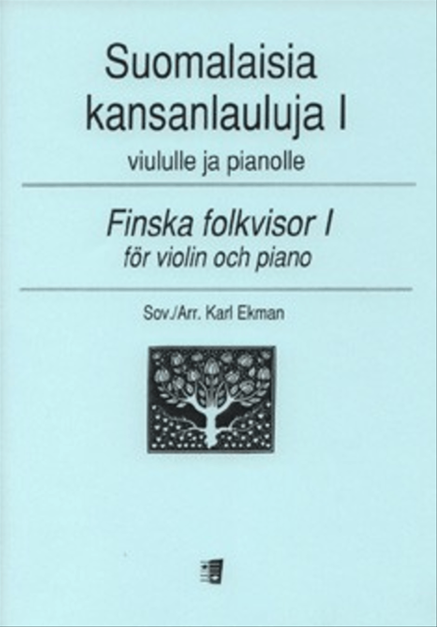 Suomalaisia kansanlauluja 1 / Finnish Folk Songs 1 Violin Solo scores gallery preview page 1