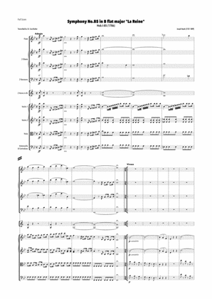 Haydn - Symphony No.85 in B flat major, Hob.I:85 "La Reine"