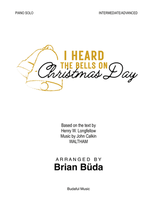 Book cover for I Heard the Bells on Christmas Day - Piano solo