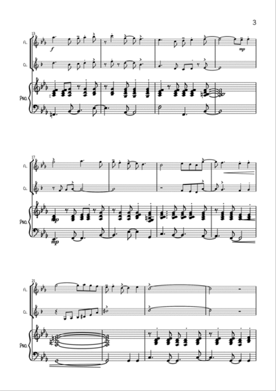 God Rest Ye Merry Gentlemen (Latin jazz style) God Rest Ye Merry Gentlemen (Latin jazz style) Woodwind Duet scores gallery preview page 3