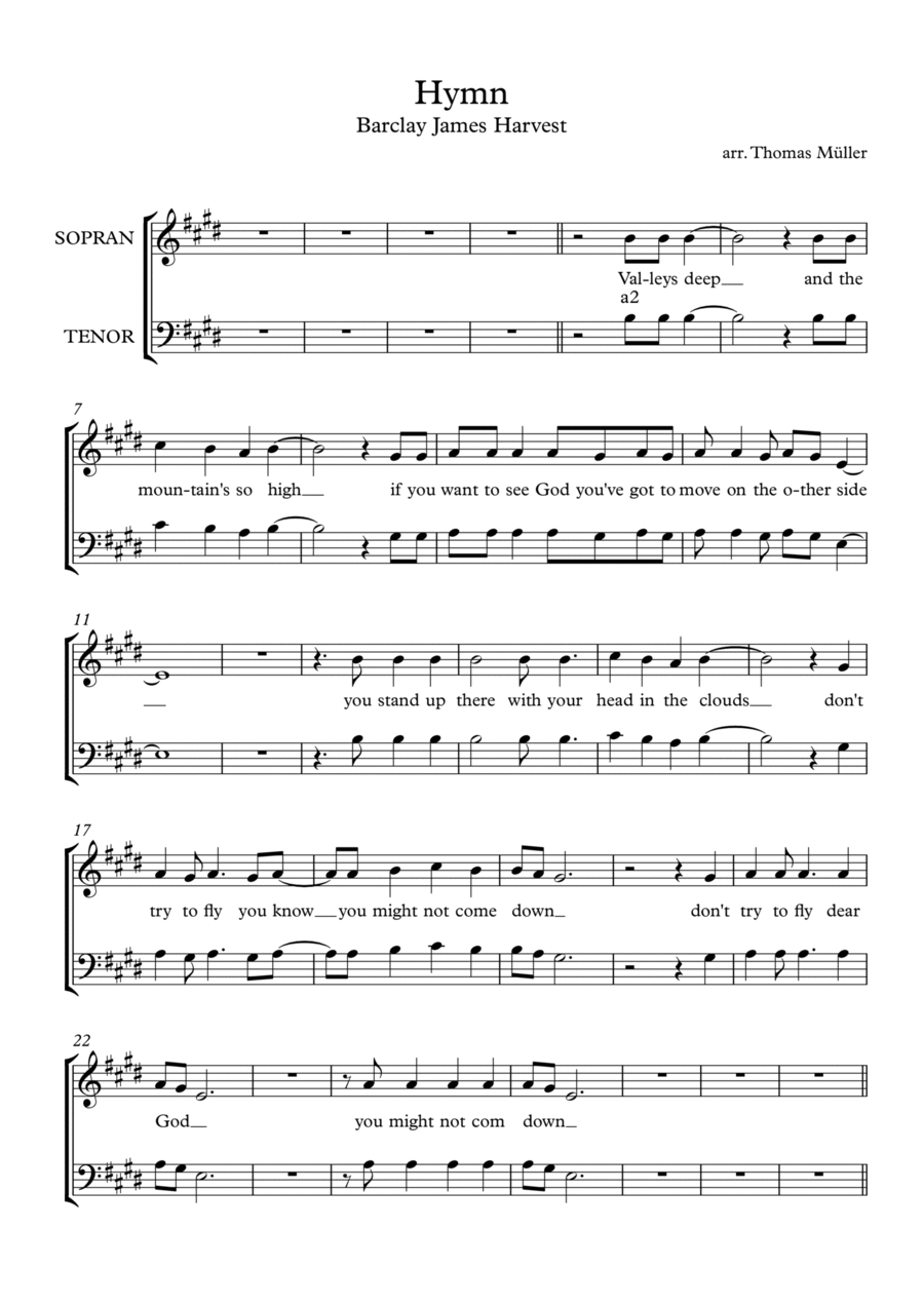 Hymn 4-Part scores gallery preview page 1