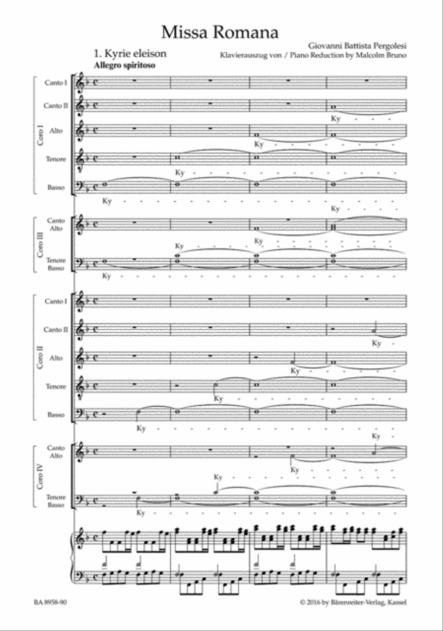 Mass F major 