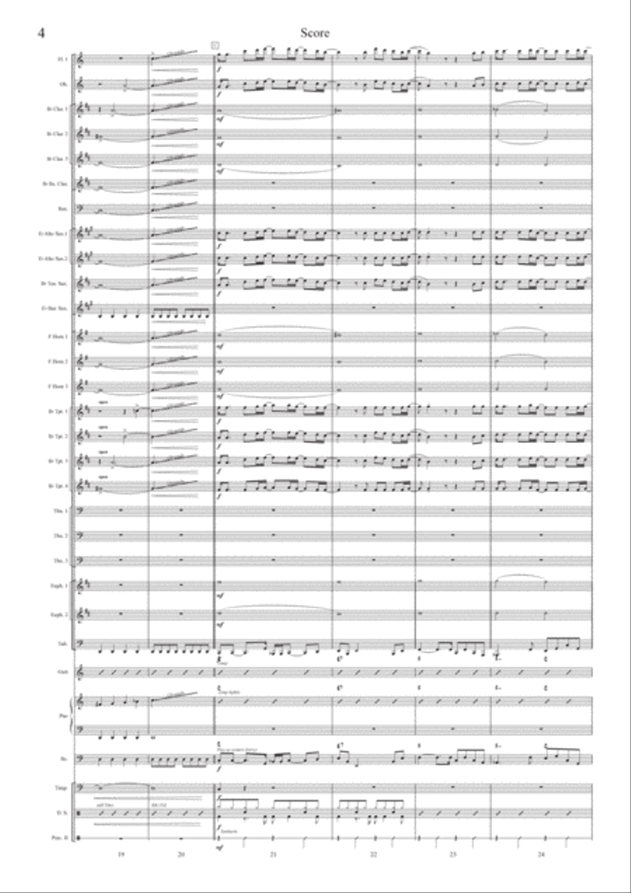 Space Oddity Space Oddity Concert Band scores gallery preview page 5