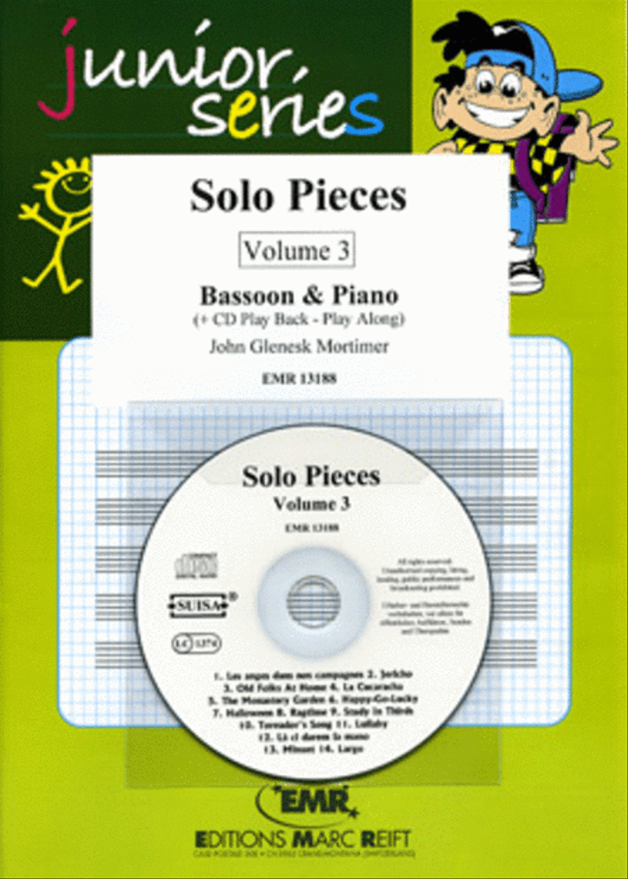 Solo Pieces Vol. 3 Bassoon Solo scores gallery preview page 1