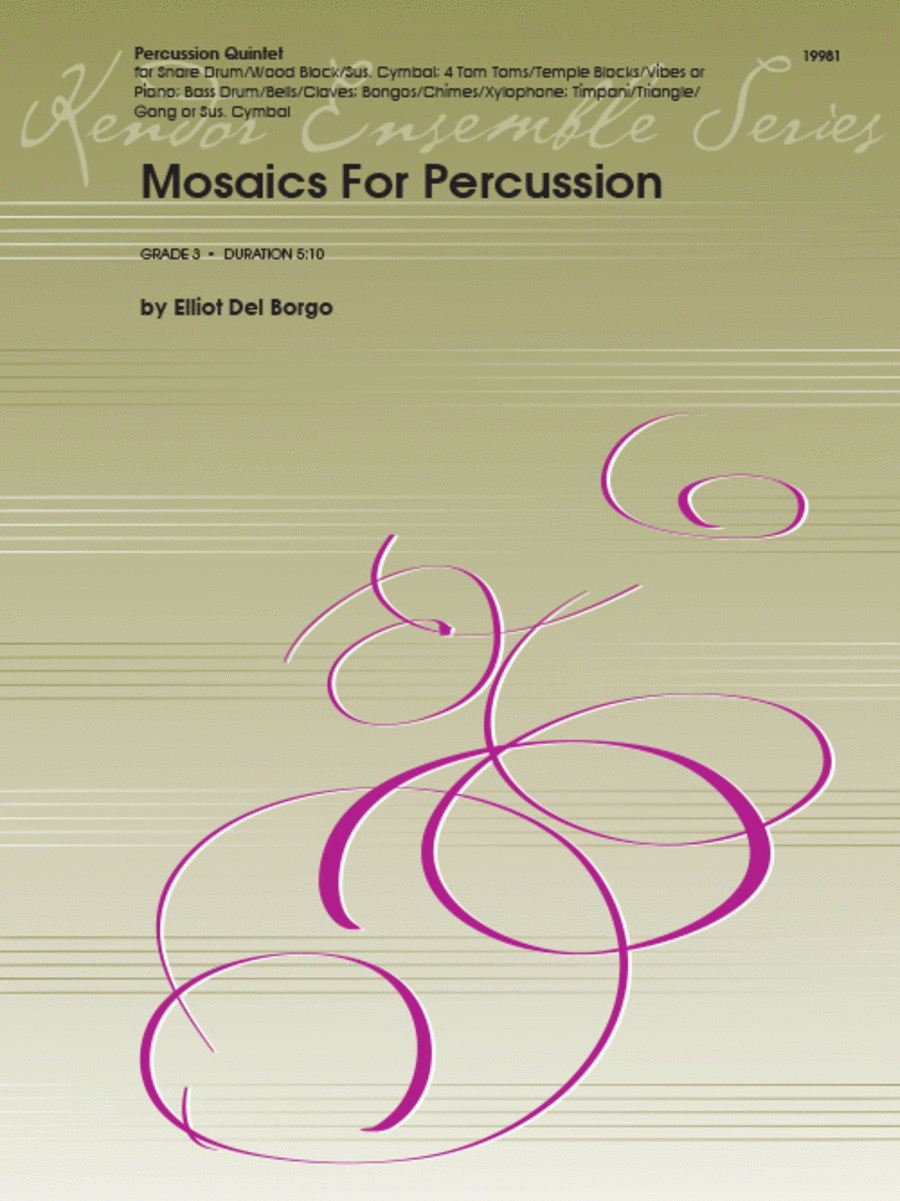 Mosaics For Percussion