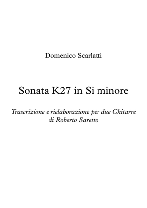 Sonata K27