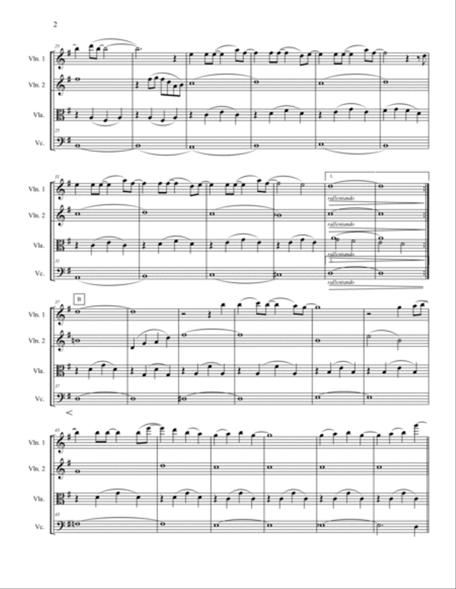 Aubrey String Quartet scores gallery preview page 2