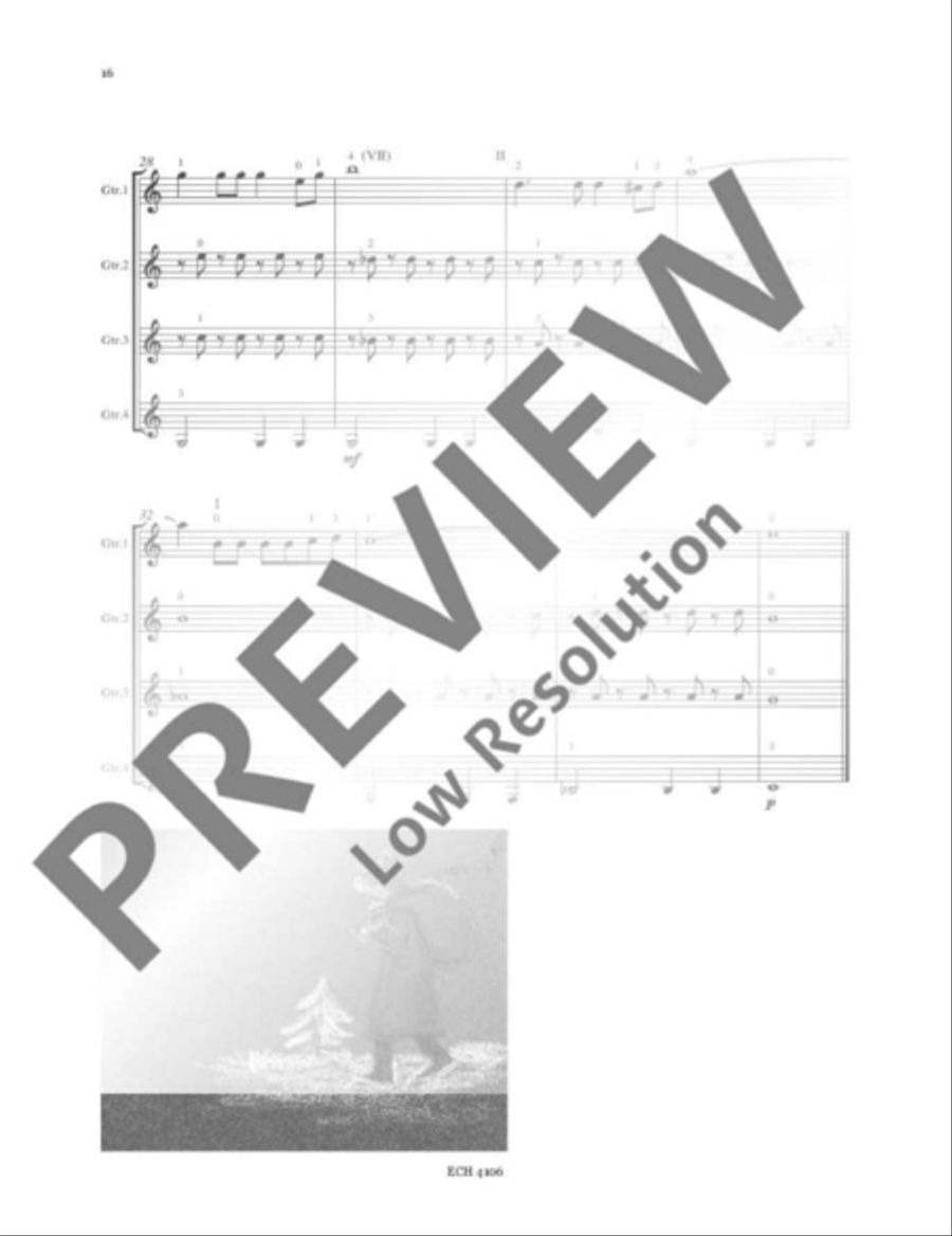 En Diciembre Guitar Ensemble scores gallery preview page 4