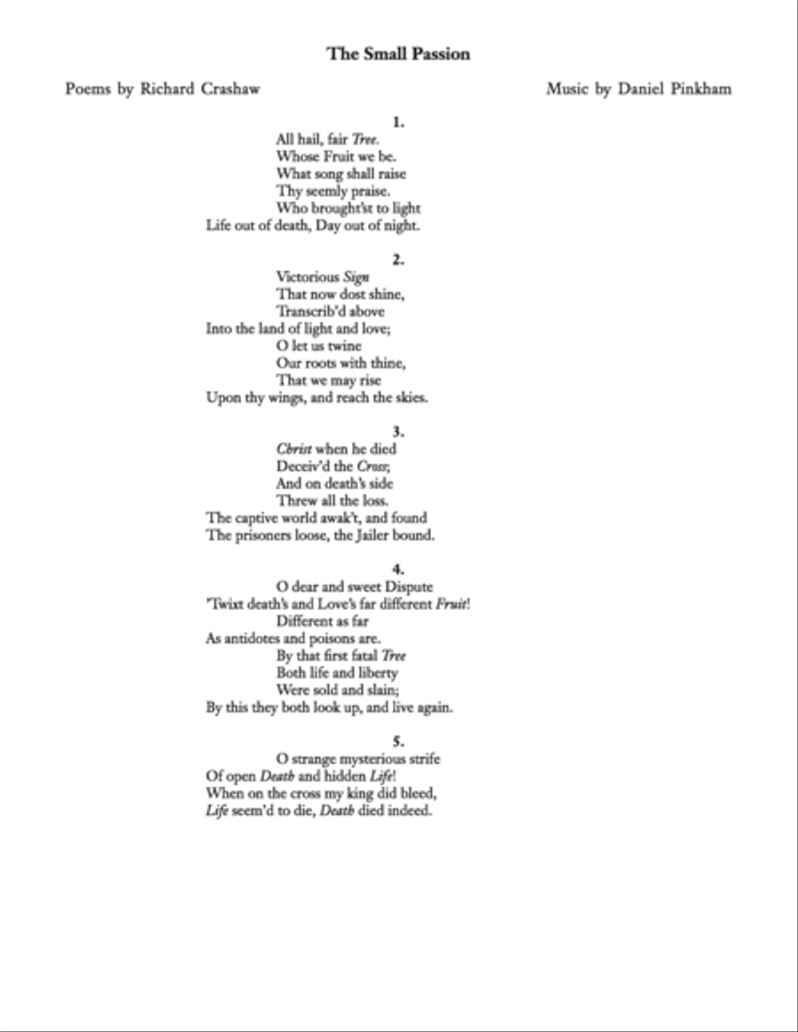 The Small Passion 4-Part scores gallery preview page 15