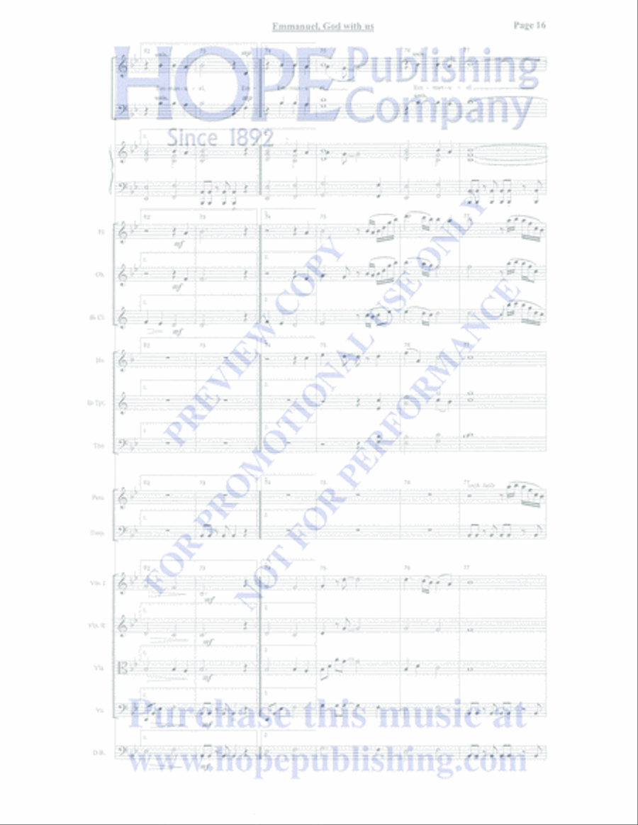Emmanuel Emmanuel Orchestra scores gallery preview page 49