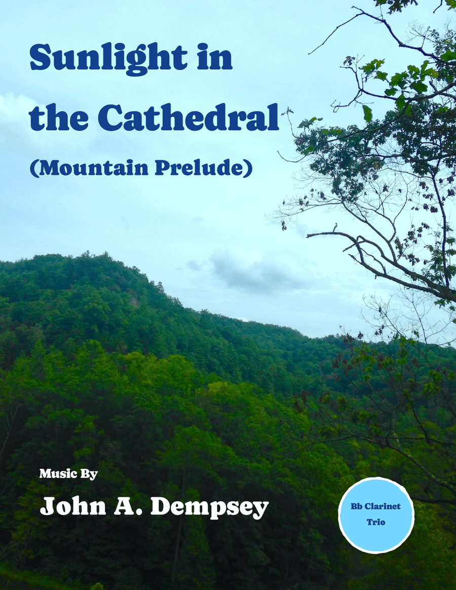 Sunlight in the Cathedral (Mountain Prelude): Clarinet Trio Clarinet Trio scores gallery preview page 1