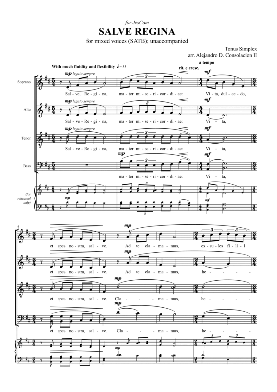 Salve Regina Divisi scores gallery preview page 1