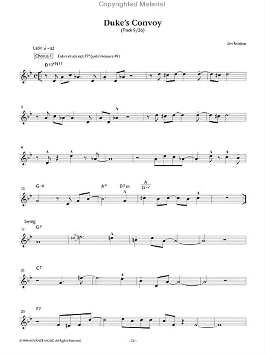 Easy Jazz Conception Tenor Saxophone Tenor Saxophone scores gallery preview page 10