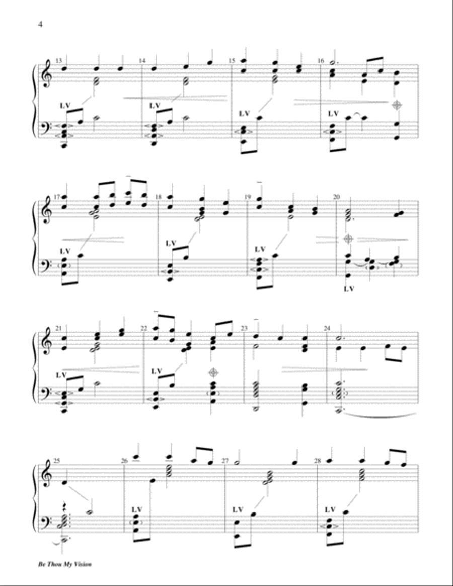 Be Thou My Vision 5-Octaves scores gallery preview page 3