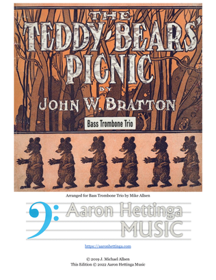 Book cover for The Teddy Bears’ Picnic - Novelty for Bass Trombone Trio
