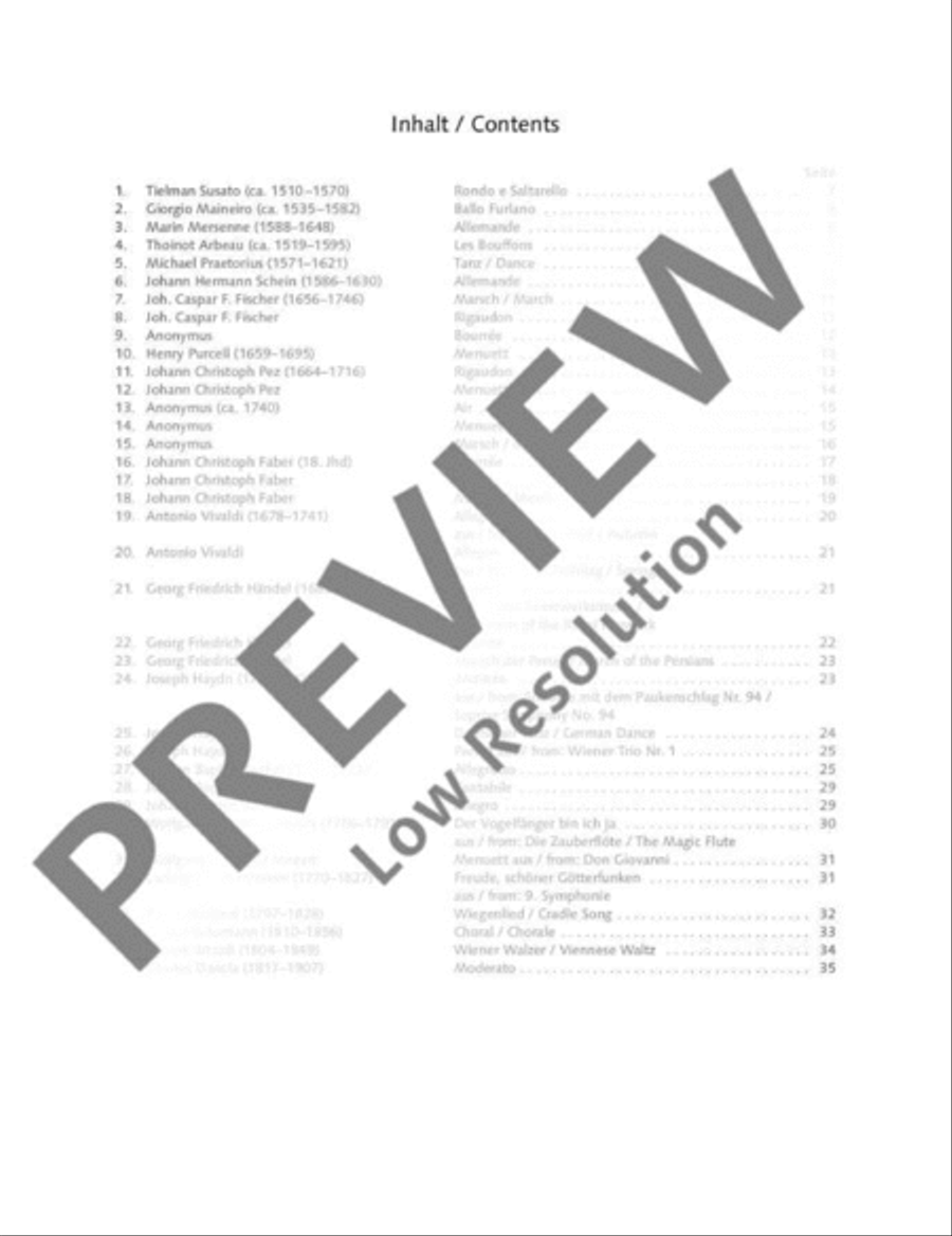 Classical Music for Children Violin scores gallery preview page 6