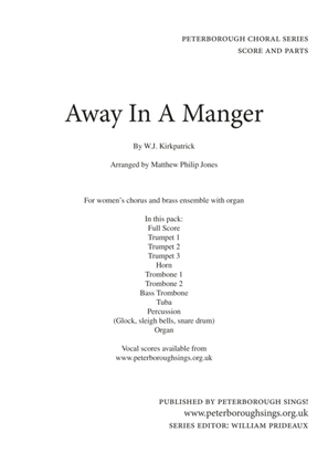 Away In A Manger SSAA Brass Accompaniment Score and Parts