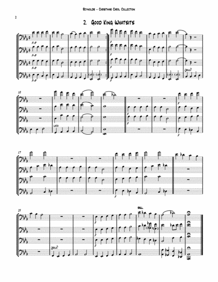 Christmas Carol Collection, Vol.1 for Trombone Ensemble