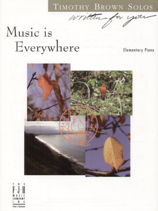 Book cover for Music Is Everywhere