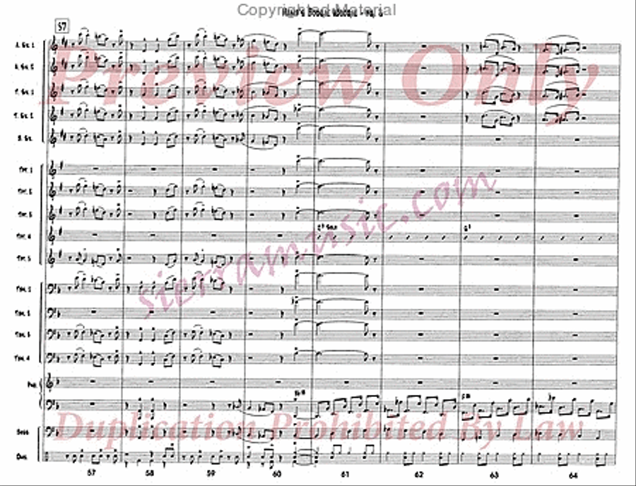Hamp's Boogie Woogie Jazz Ensemble scores gallery preview page 9