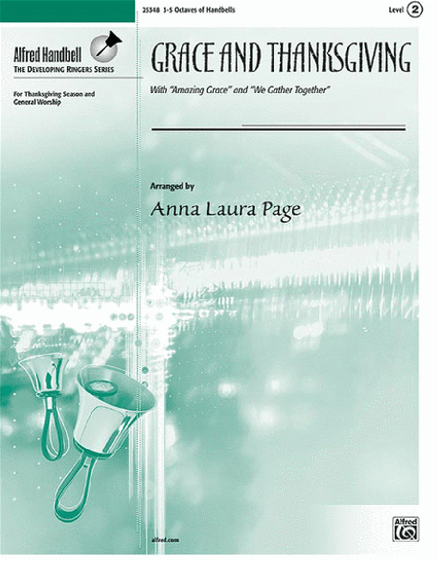 Grace and Thanksgiving by Anna Laura Page Handbell Choir - Sheet Music