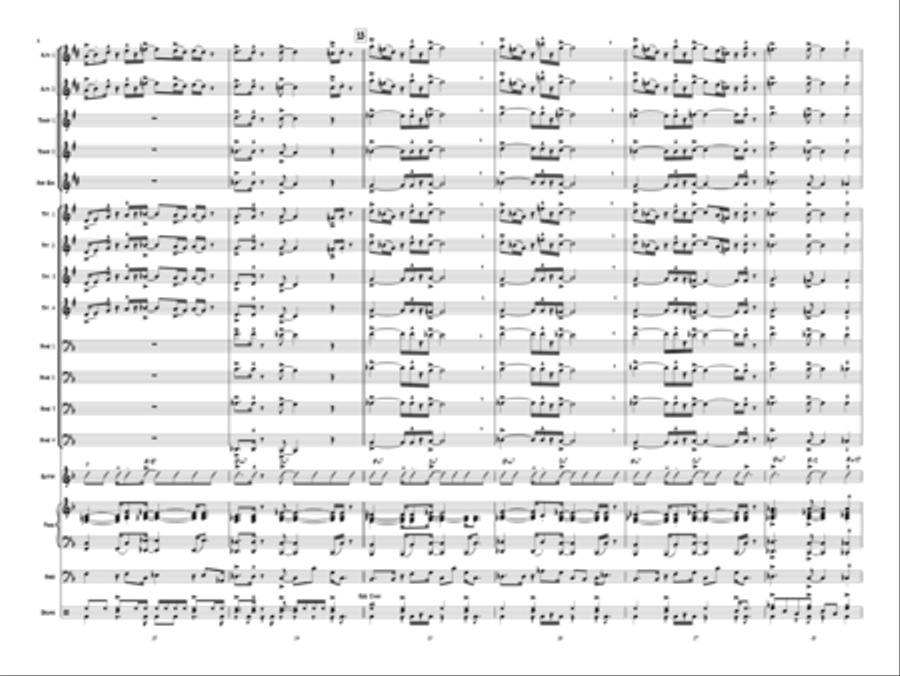 Says Who? Jazz Ensemble scores gallery preview page 4