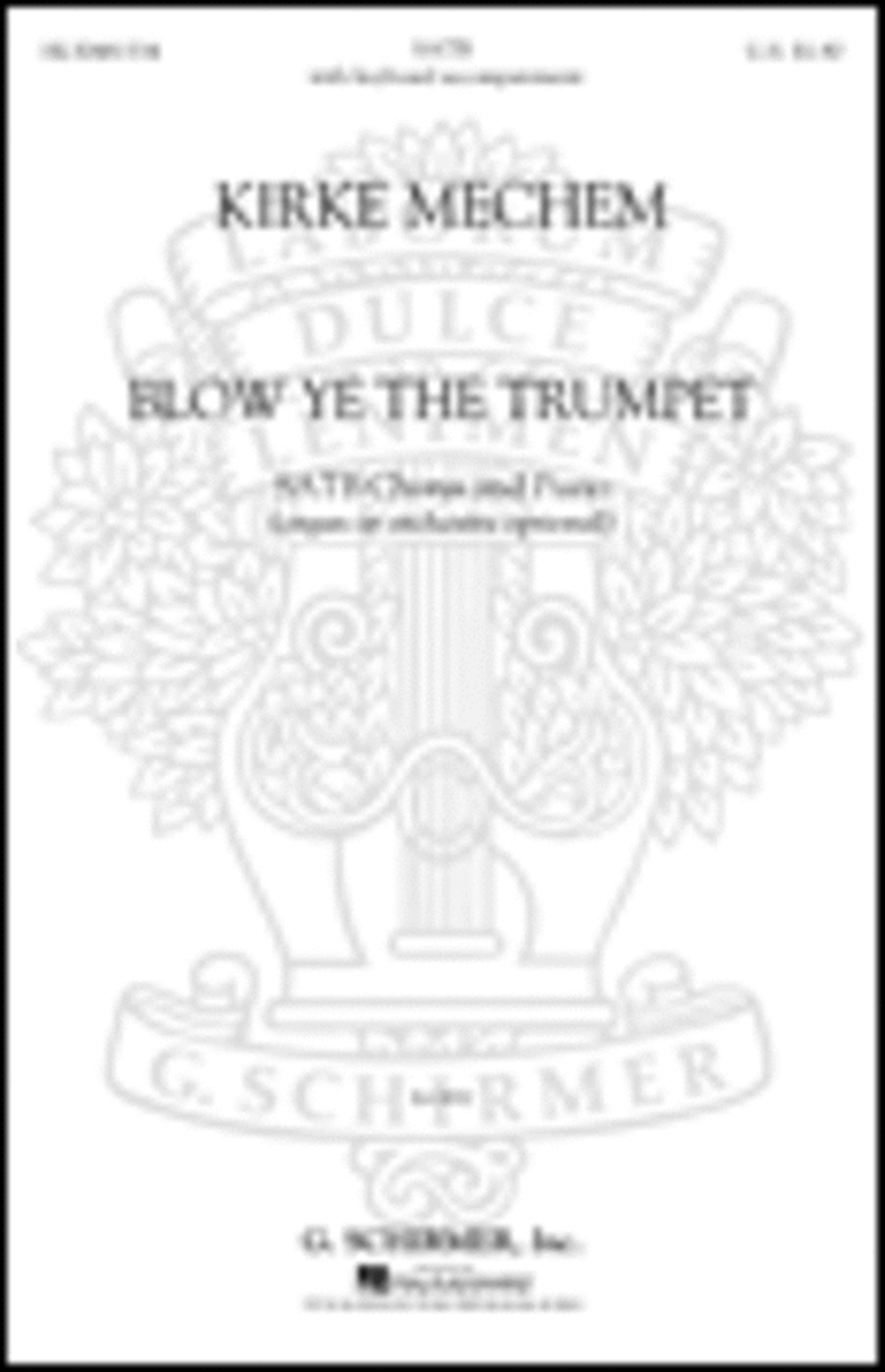 Blow Ye the Trumpet 4-Part scores gallery preview page 1