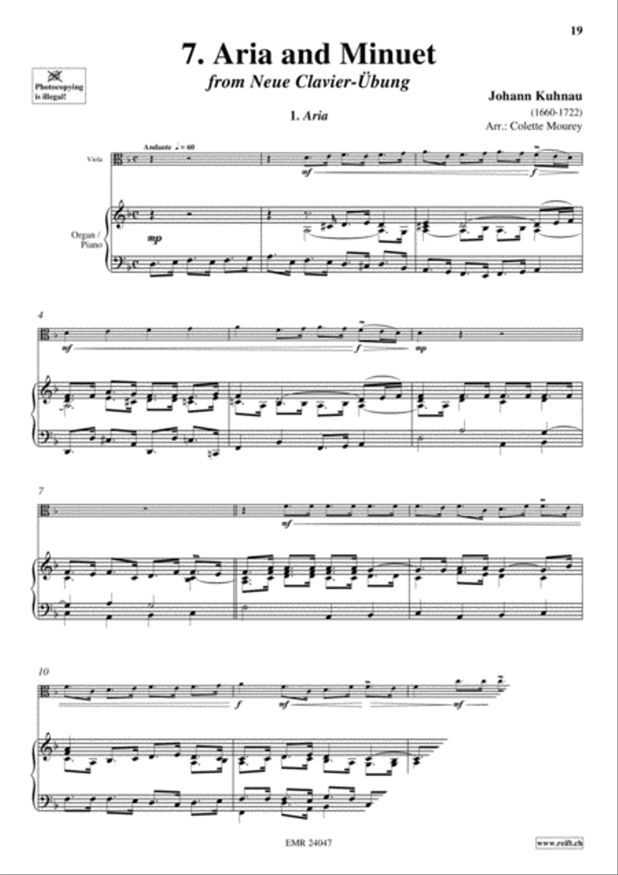 40 Greatest Baroque Hits Volume 1 Viola scores gallery preview page 9