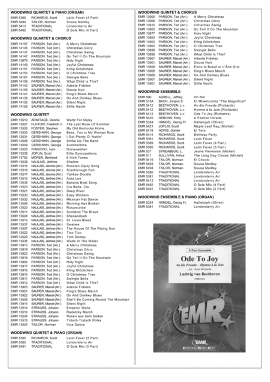 Play With Your Band Volume 2 Woodwind Quartet scores gallery preview page 10