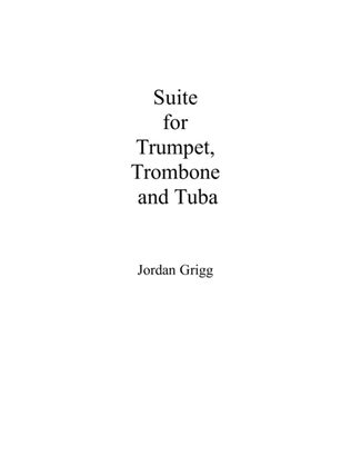 Book cover for Suite for Trumpet, Trombone and Tuba