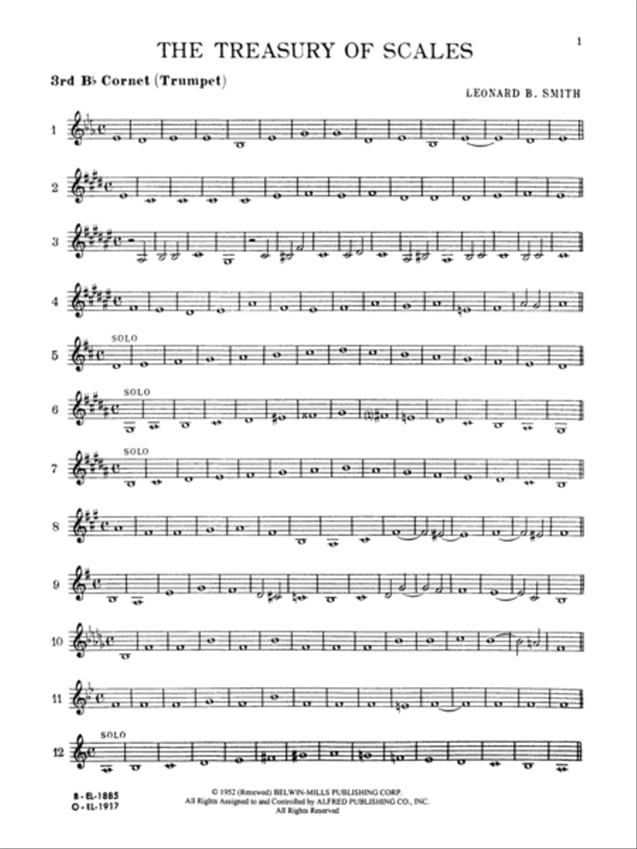 Treasury of Scales for Band and Orchestra Chamber Orchestra scores gallery preview page 2