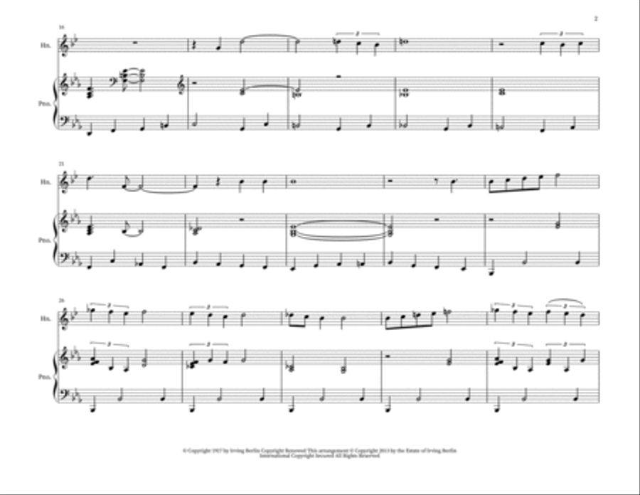 Blue Skies Blue Skies Brass Duet scores gallery preview page 2