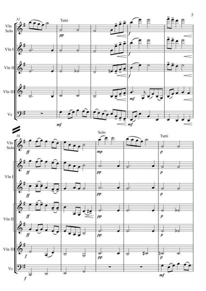 Hymn For Strings (School Arrangement) Chamber Music - Digital Sheet Music