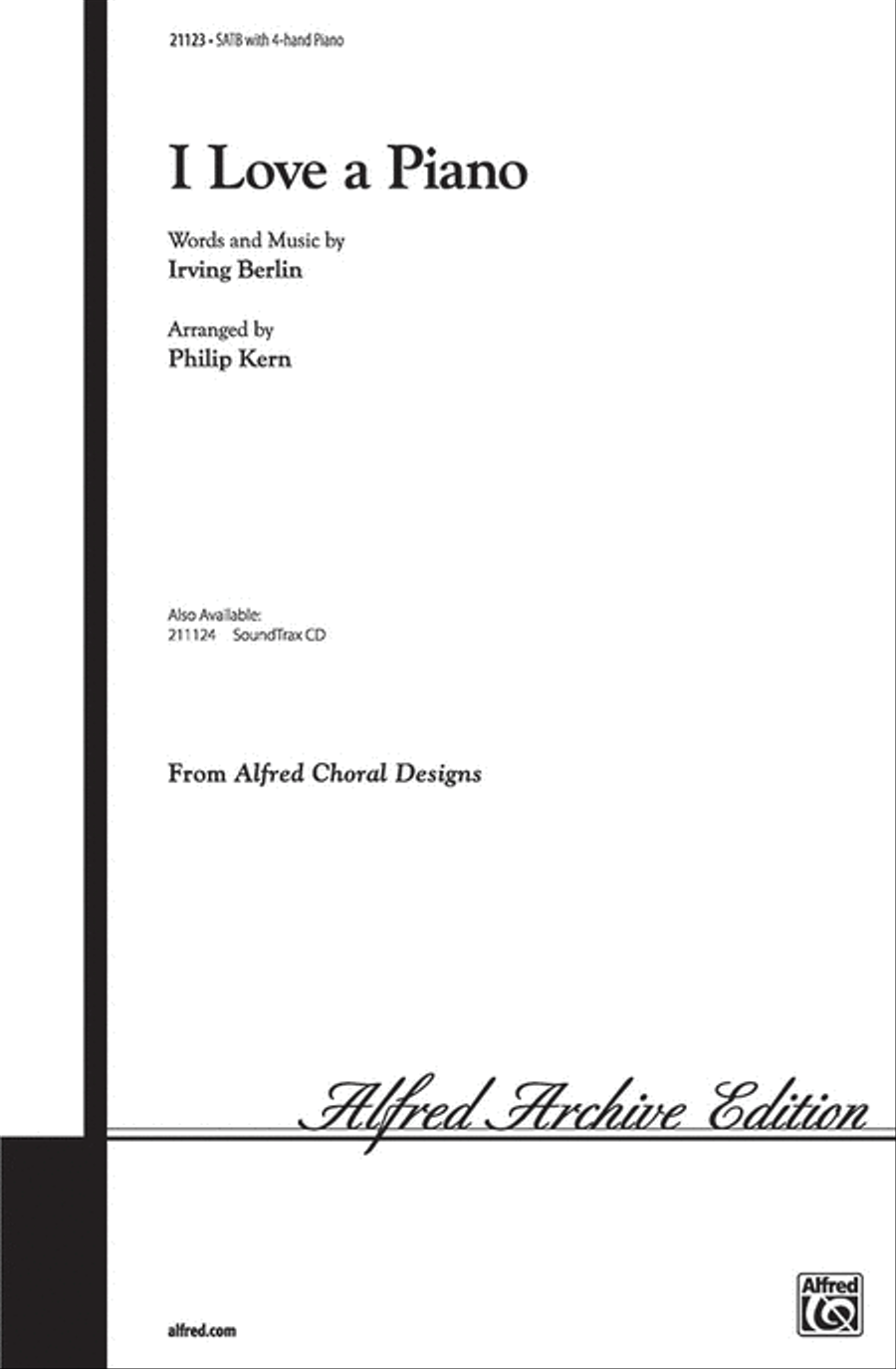 I Love a Piano 4-Part scores gallery preview page 1