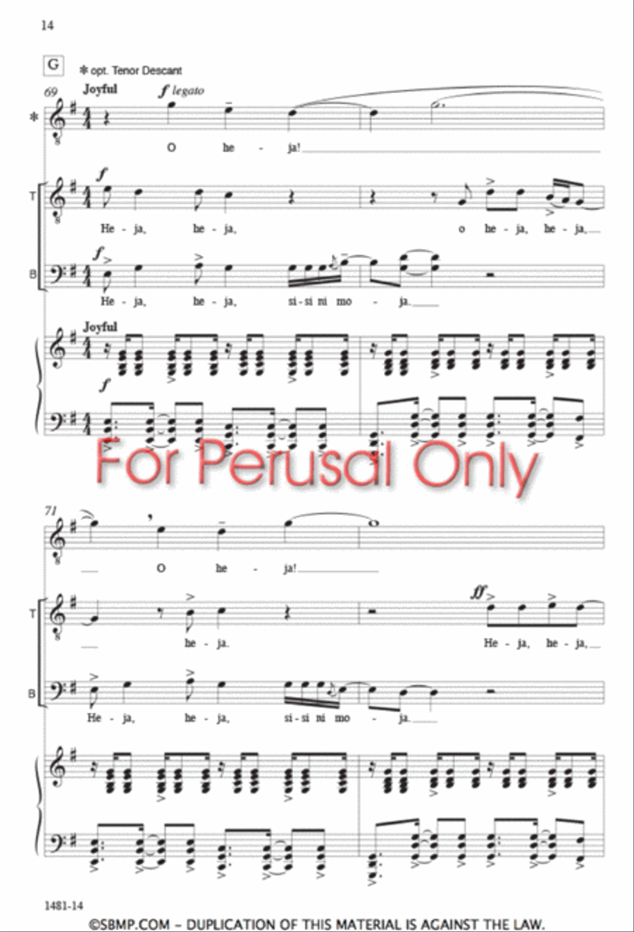 Sisi ni moja - TTB/TBB Octavo TTB scores gallery preview page 13