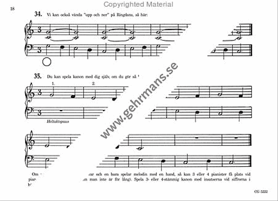 Vi spelar piano 1 Piano Solo scores gallery preview page 8