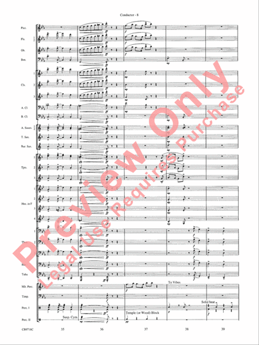 Gershwin! (Medley) Gershwin! (Medley) Concert Band scores gallery preview page 11